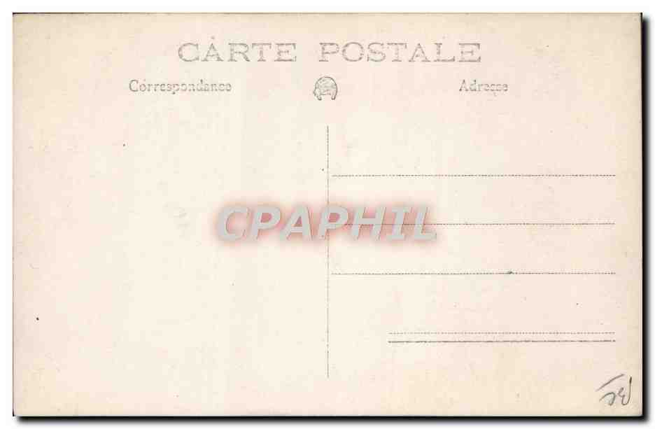 Bus touristique à Lourdes — Grand Garage Peyroucé — années 1930 — Verso