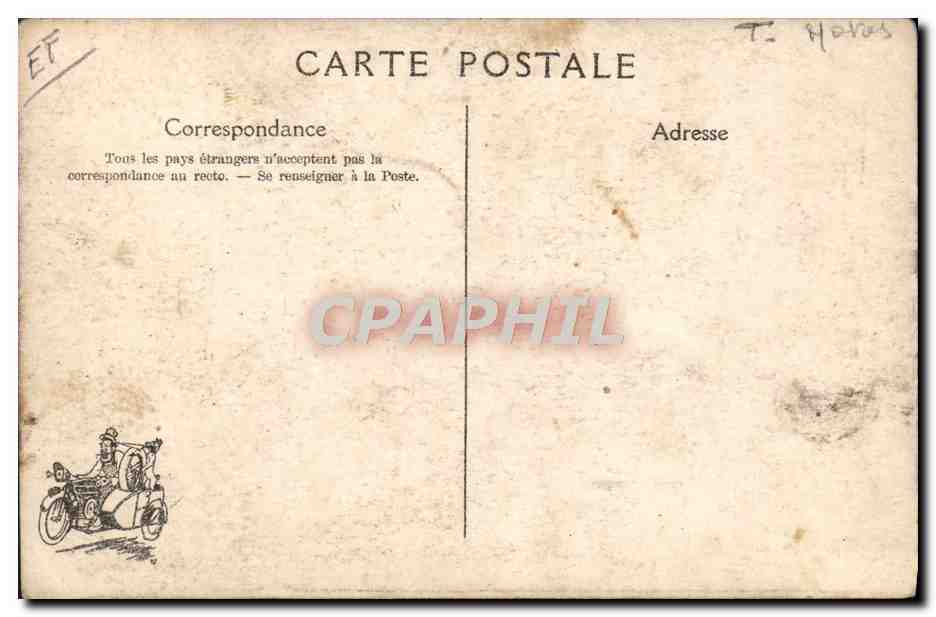 CPA Grand prix Moto Club de Lyon 1923 Saetti Vainqueur de la categorie 3500 cc sur Garelli pneus Hutchinson — Reverso