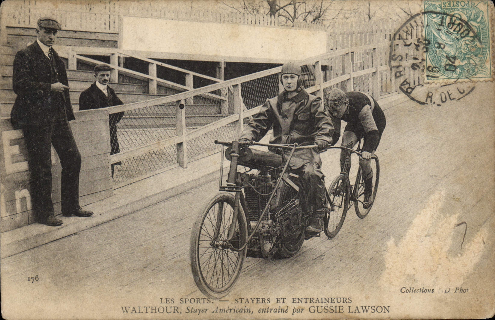 Les Sports — Stayers et entraîneurs — Collections D. Phot