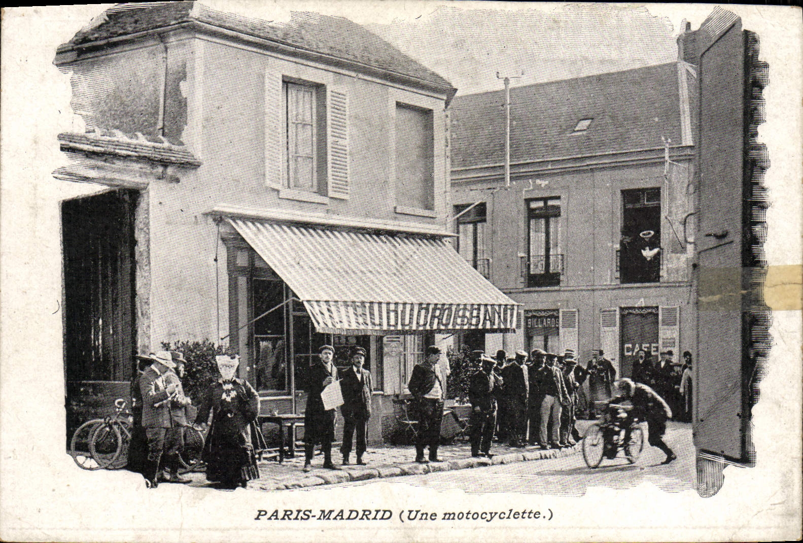 Paris-Madrid — Une motocyclette — Paris-Madrid
