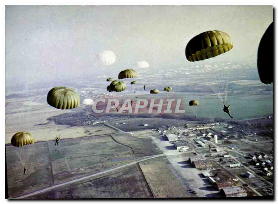 CPA Aviation Avion Parachutisme Saut de promotion Pau 