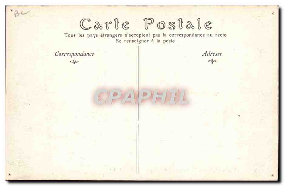 CPA Aviation Dirigeable Zeppelin Aerostation militaire Nacelle du dirigeable Patrie — Verso