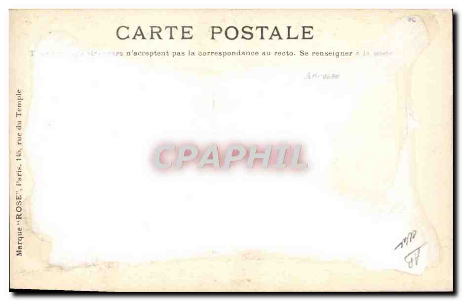 CPA Aviation Dirigeable Zeppelin Le colonel Renard 1909 — Verso