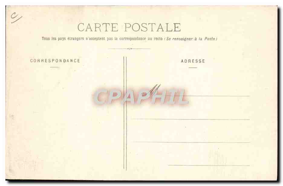 CPA Aviation Dirigeable Ville de Paris Henri Deutsch Surcouf Kapferer Zeppelin  — Verso