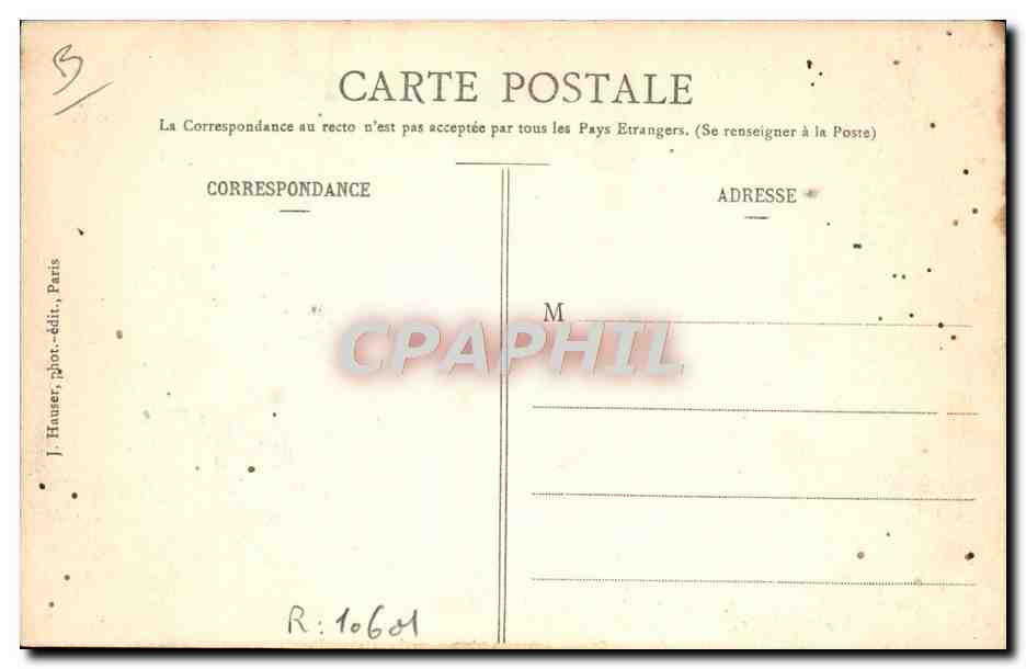 CPA Aviation Dirigeable Patrie a Moisson Zeppelin Lebaudy Julliot  — Verso