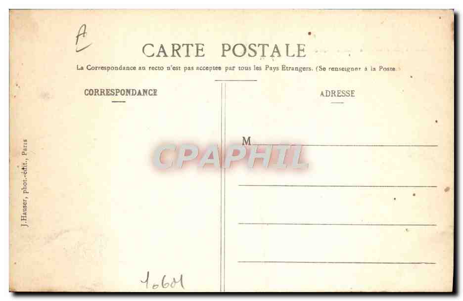 CPA Aviation Dirigeable Zeppelin Le ballon signal militaire  — Rückseite