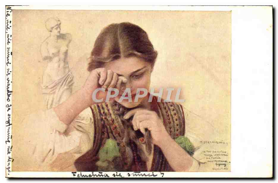 CPA Illustrateur Venus et Honorka Stachiewicz 