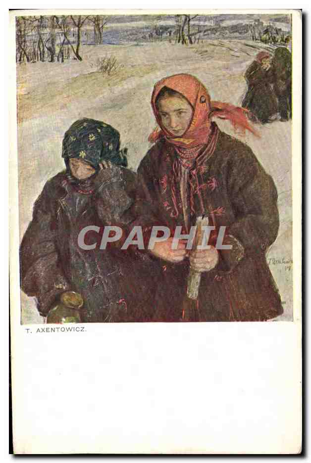 CPA Illustrateur Axentowicz