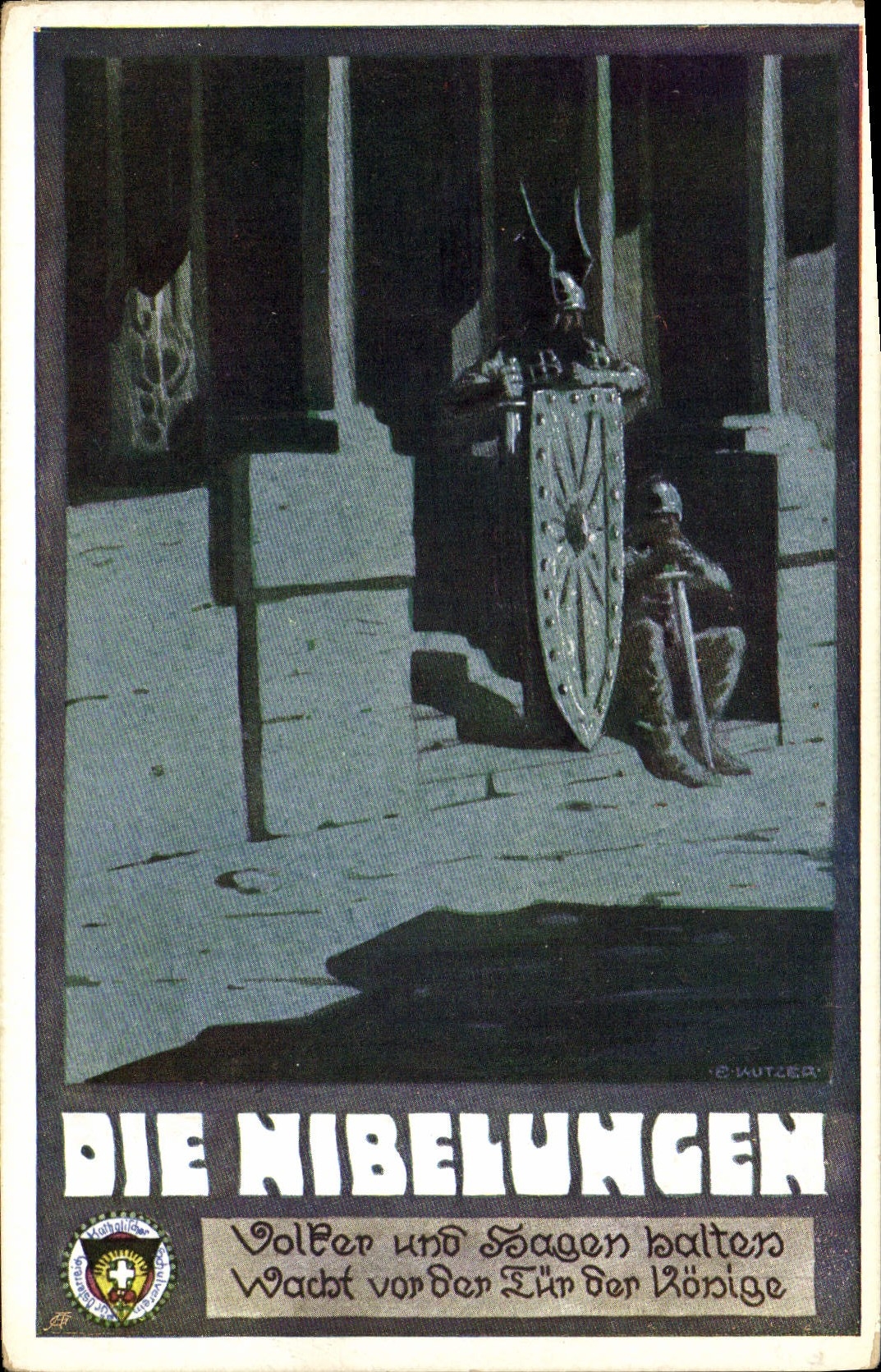 CPA Illustrateur Die Nibelungen Kutzer