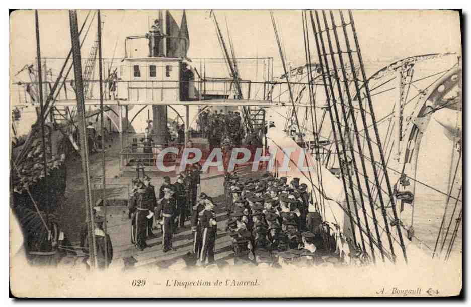 L'Inspection de l'Amiral — A. Bongarult n°629