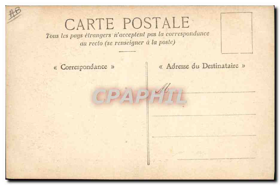 Compagnie de Débarquement. Escadre Légère — Marine Militaire Française — Collection A. Couturier — Verso