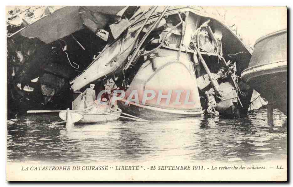 La catastrophe du cuirassé "Liberté" — 25 septembre 1911 — LL