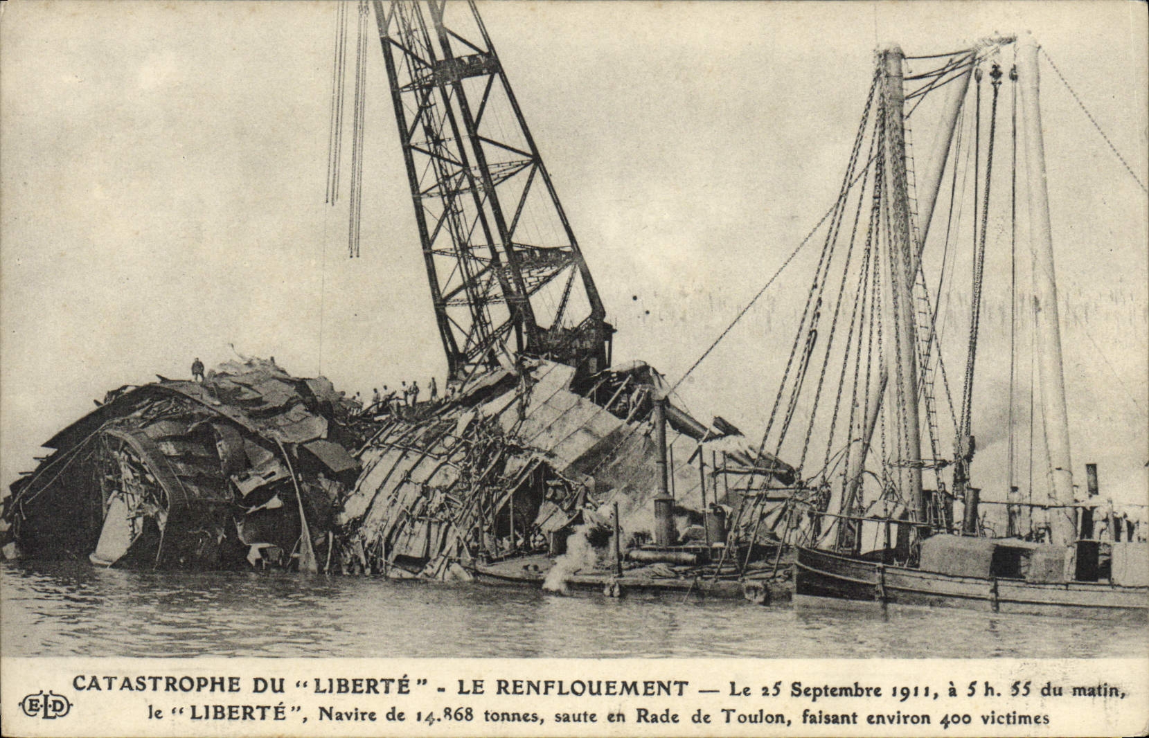 Catastrophe du "Liberté" — Le renflouement — Éditeur BPD
