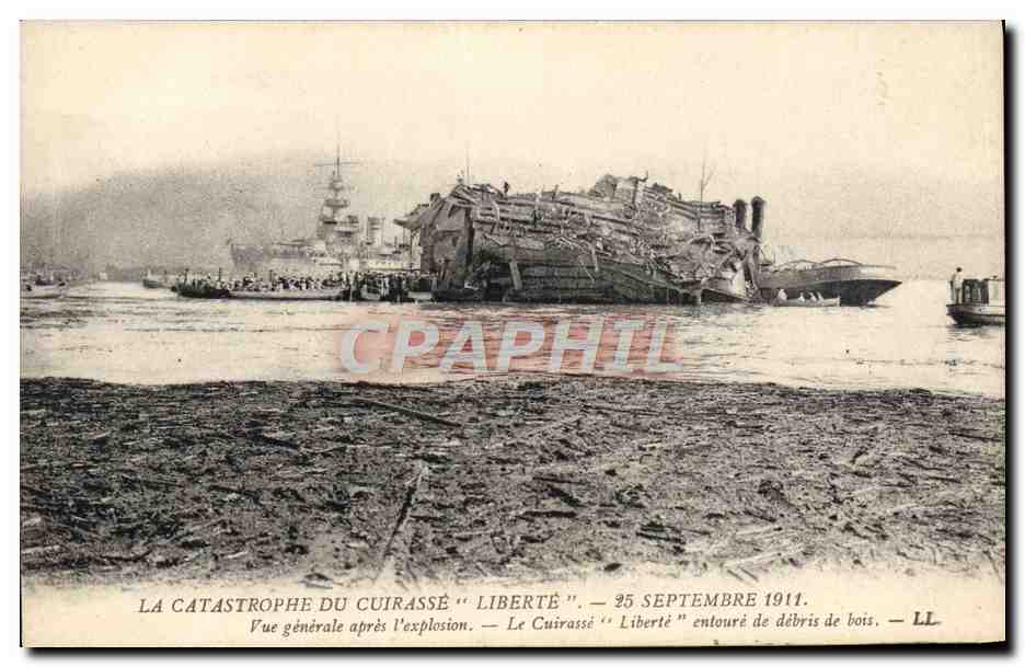La catastrophe du cuirassé "Liberté" — 25 septembre 1911 — LL
