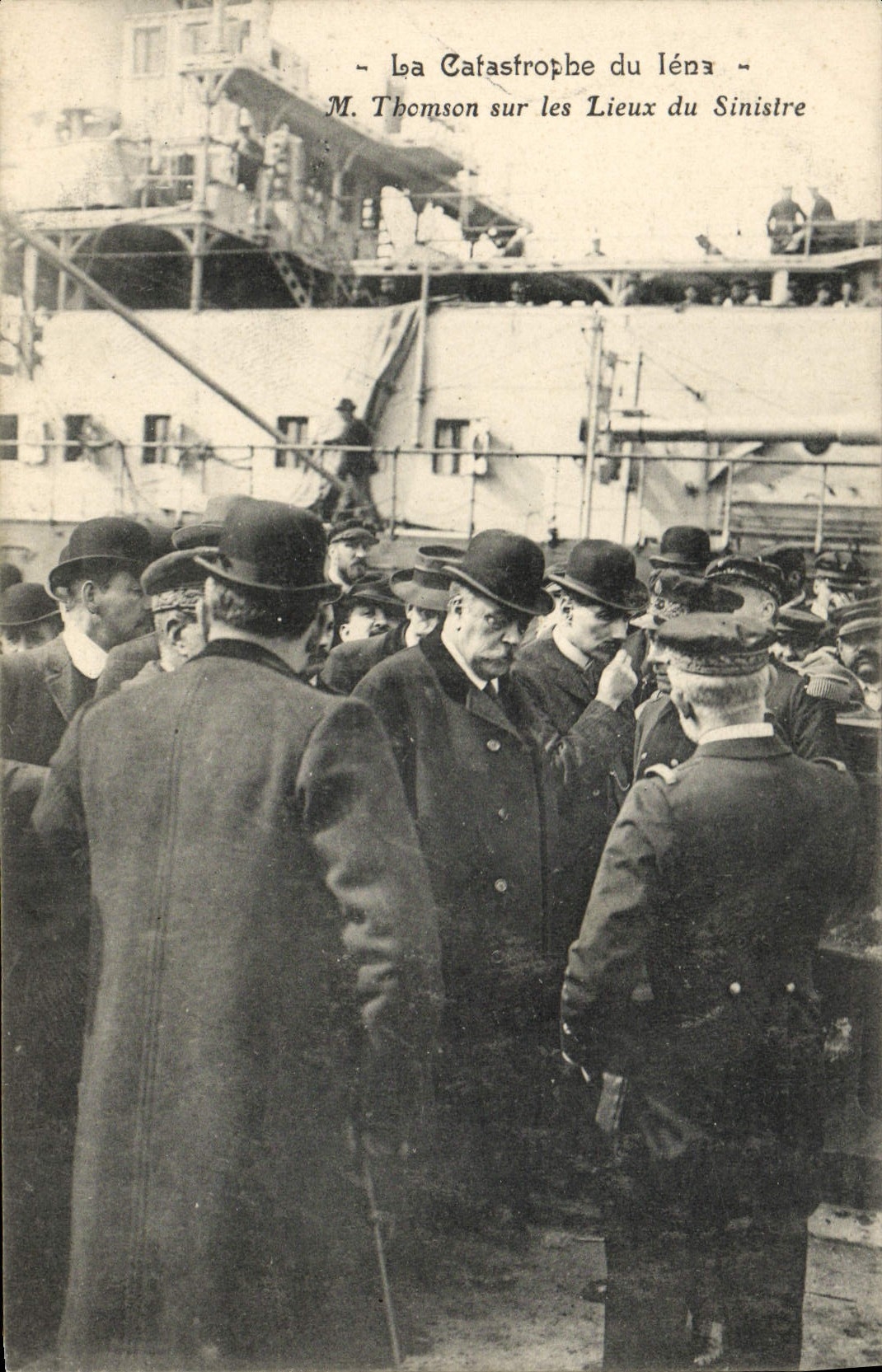La Catástrofe del Léna — M. Thomson en el Lugar del Desastre — Foto Baudouin Vincent Marneffe