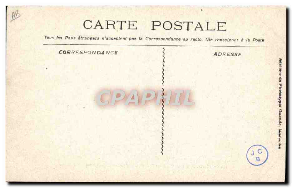 Catástrofe del "Iéna" — Plaza de Armas. Ceremonia Religiosa — Editor: J.C.B. — Reverso