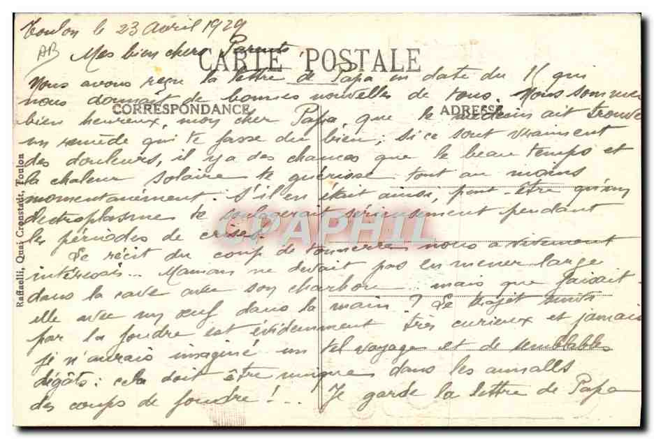 Unsere Matrosen — 48. Mechaniker — H. Gerwin — Rückseite