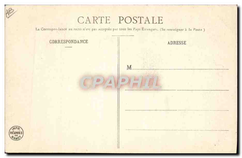 Nos marins — caricature de J. Hffervin — Imprimerie Réunies de France — Rückseite