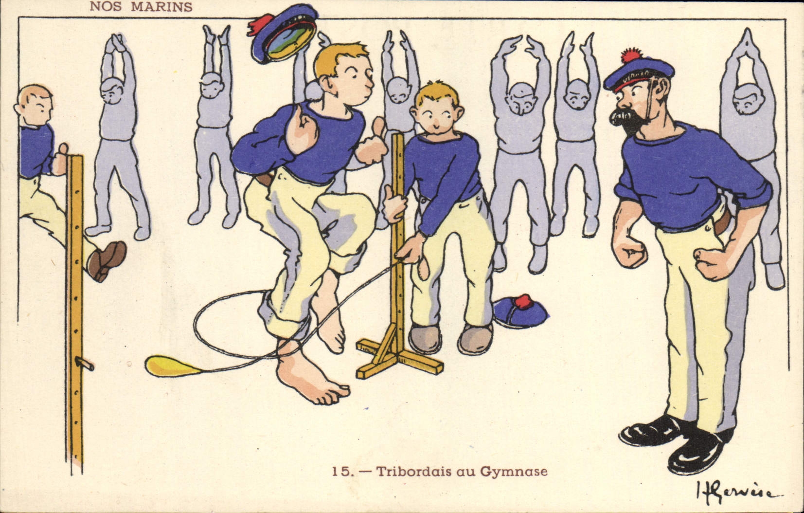 Nos Marins — Tribordais au Gymnase — I. Herweise, n°15