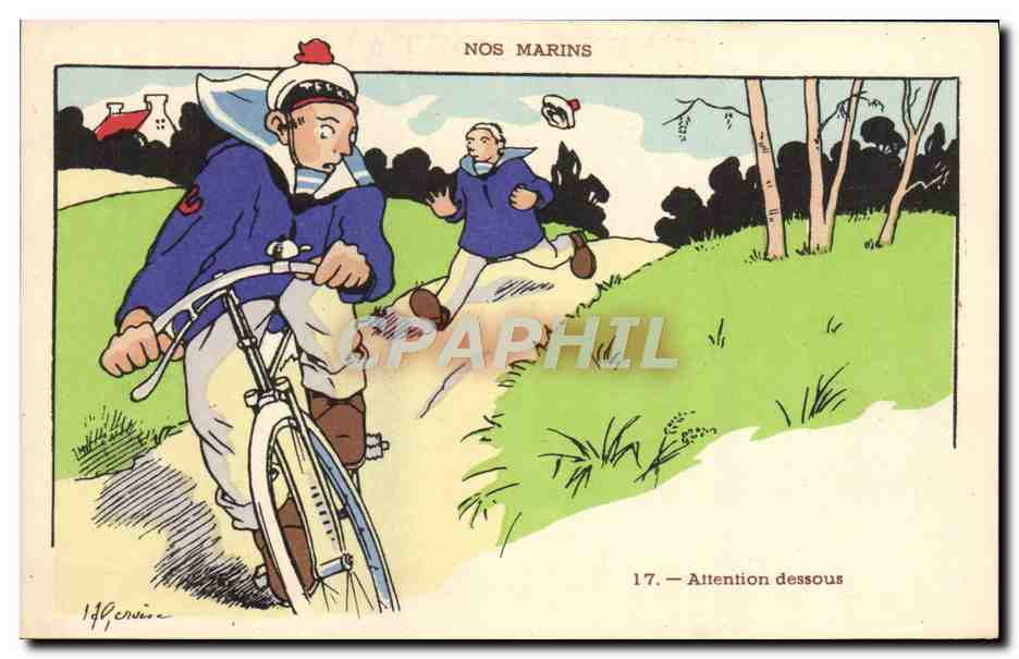 Nos Marins — Attention dessous — 17. — Association des Amis des Musées de la Marine