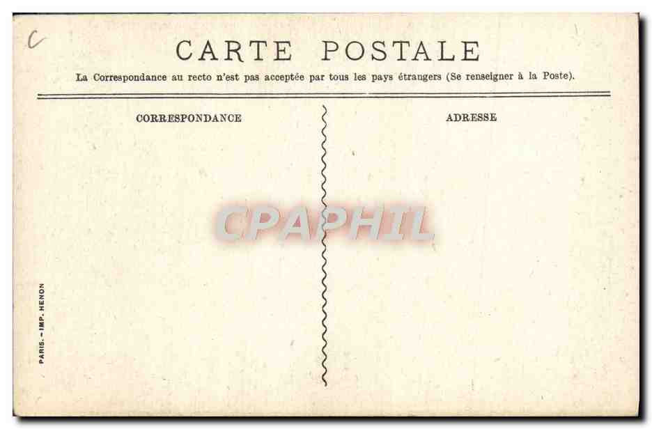 CPA Train Chemins de fer de l'Etat Excursions en Normandie  — Rückseite