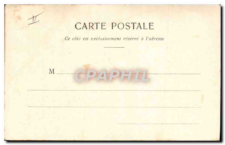 CPA Train En wagon  — Rückseite