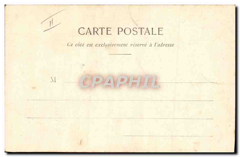 CPA Train en wagon Femme — Rückseite