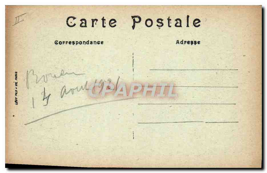 CPA Tramway Train Rouen La rue Jeanne d'Arc — Verso
