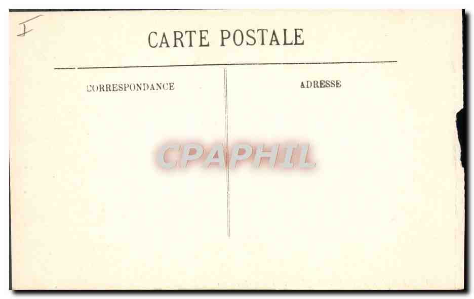 CPA Tramway Train La Mans La poste et le boulevard Rene Levasseur  — Rückseite