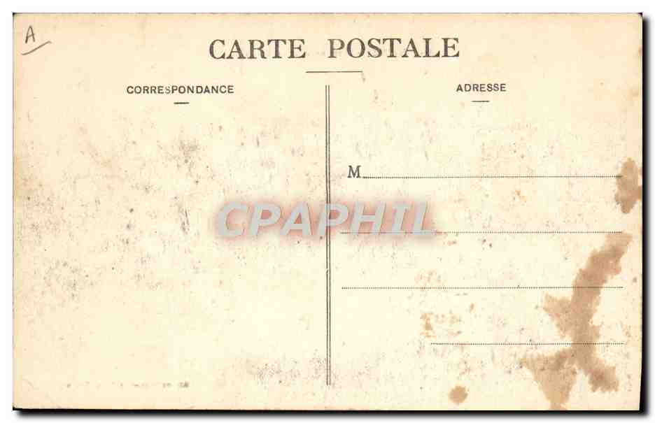 CPA Tramway Train Nimes Les arenes Exterieur Ane Mule Attelage  — Verso