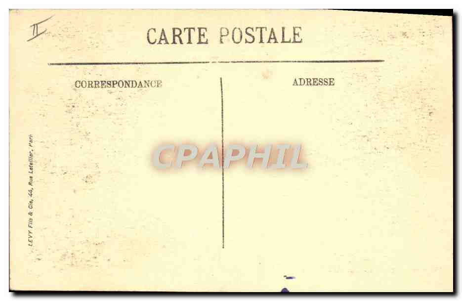 CPA Tramway Train Rouen La rue Grand pont  — Rückseite
