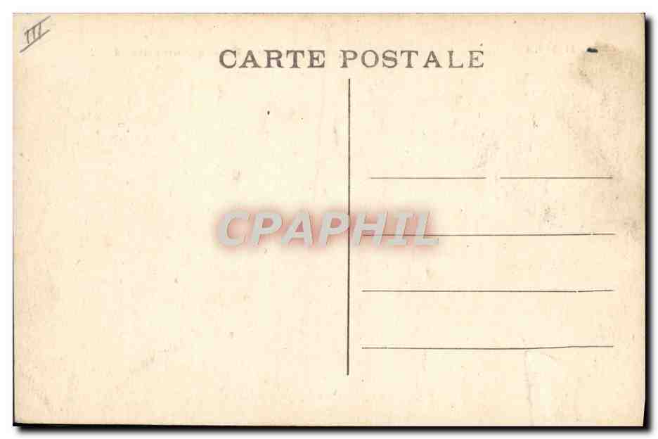 CPA Tramway Train Nimes Les trois piliers romains  — Rückseite