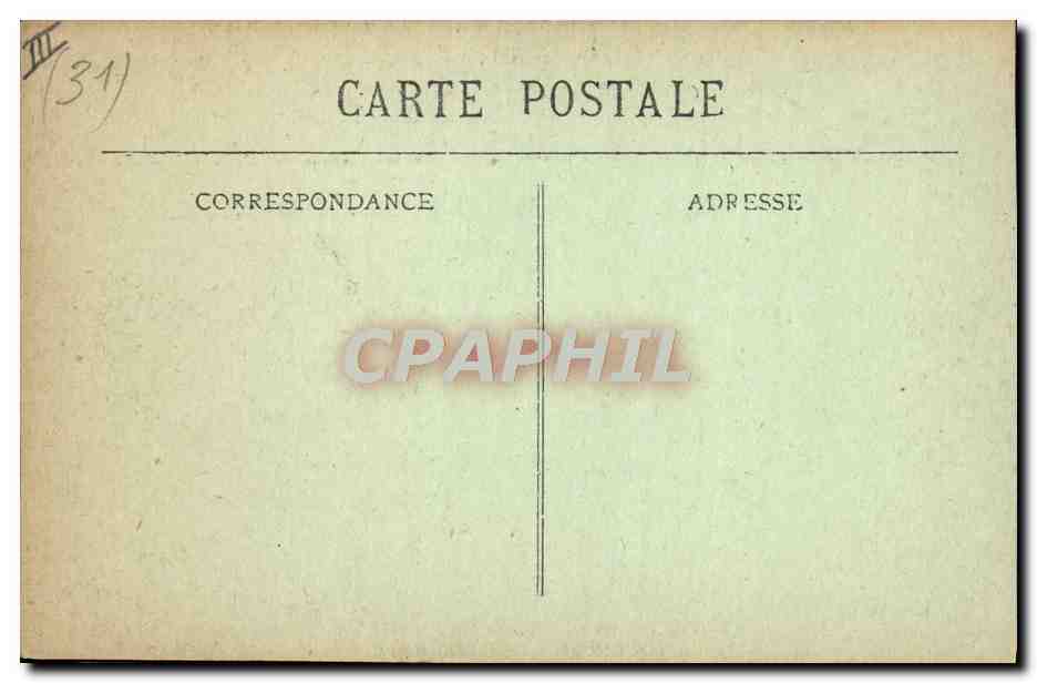 CPA Tramway Train Toulouse Le musee et la rue de Metz  — Rückseite