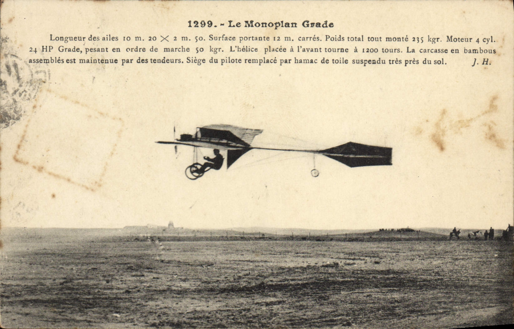 CPA Aviation Avion Monoplan Grade