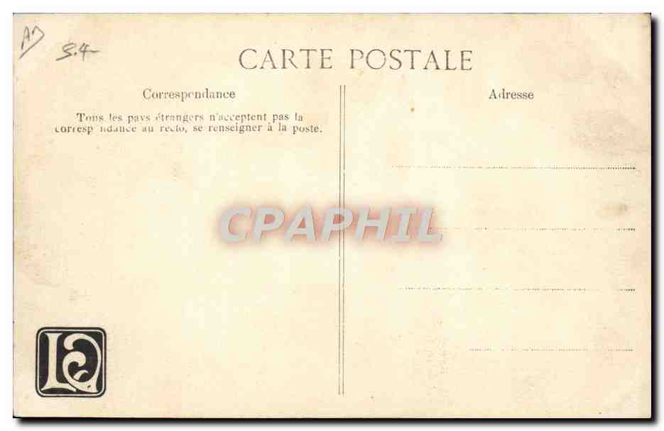 CPA Aviation Avion Renaux sur biplan Maurice Farman  — Rückseite