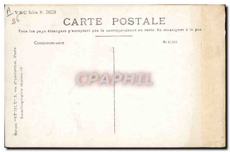 CPA Aviation Avion Bleriot au dessus de la Manche  — Rückseite