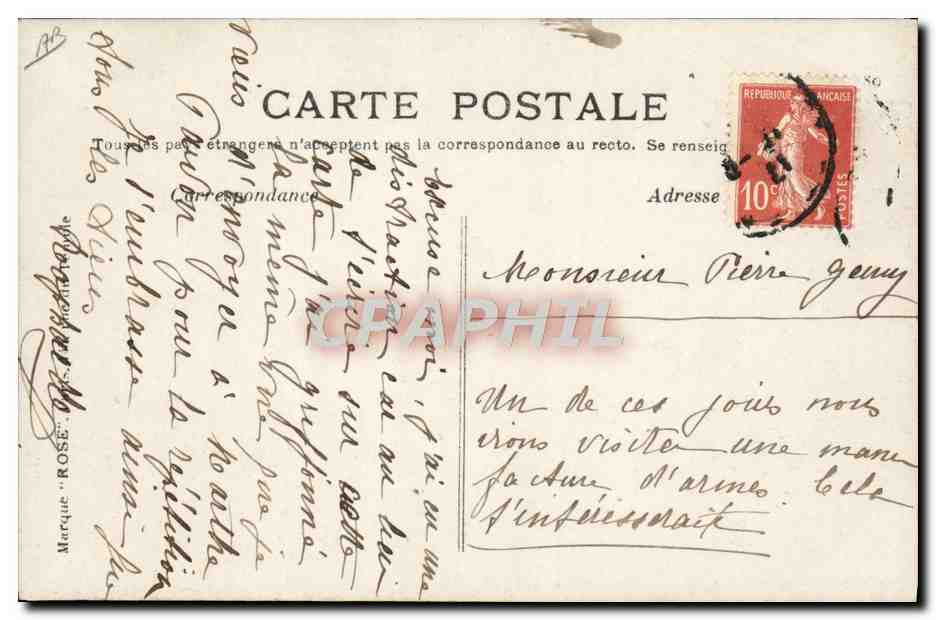 CPA Aviation Avion Esnault Pelterie sur monoplan a Bux 26 novembre 1908 — Rückseite