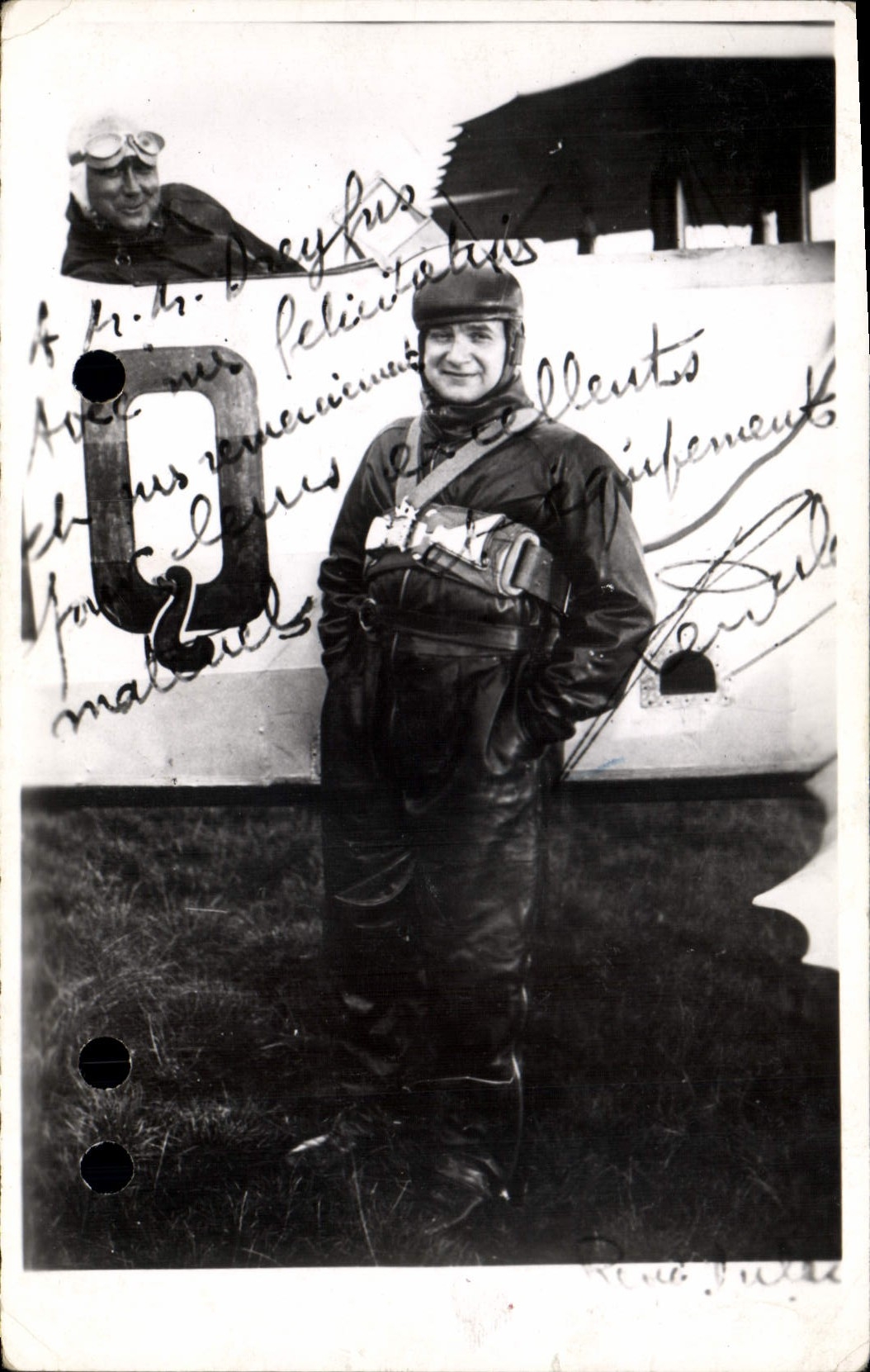 Photo Aviation Avion dedicacee Dreyfus