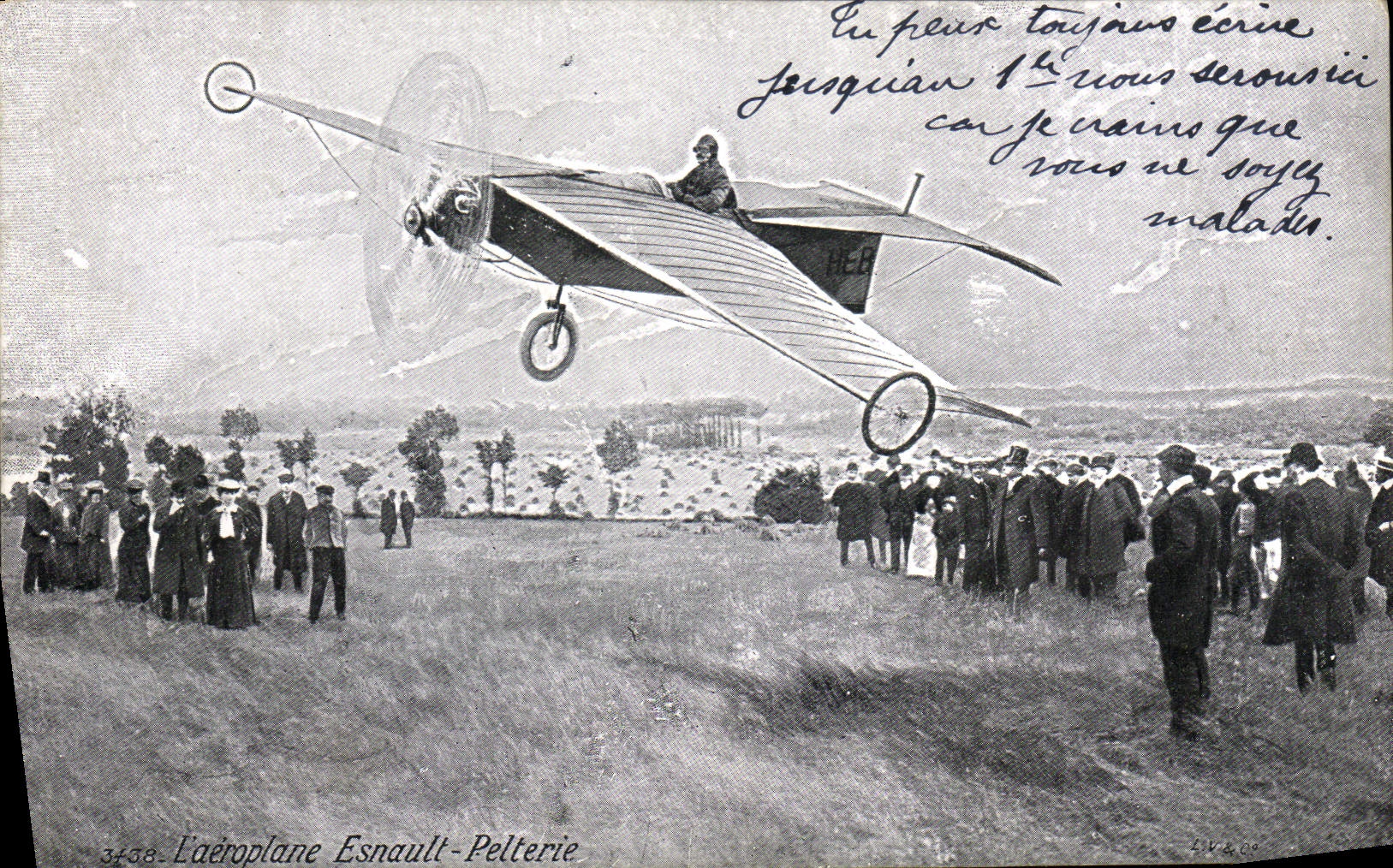 CPA Aviation Avion Aeroplane Esnault Pelterie 