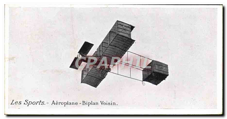 CPA Aviation Avion Aeroplane Biplan Voisin 