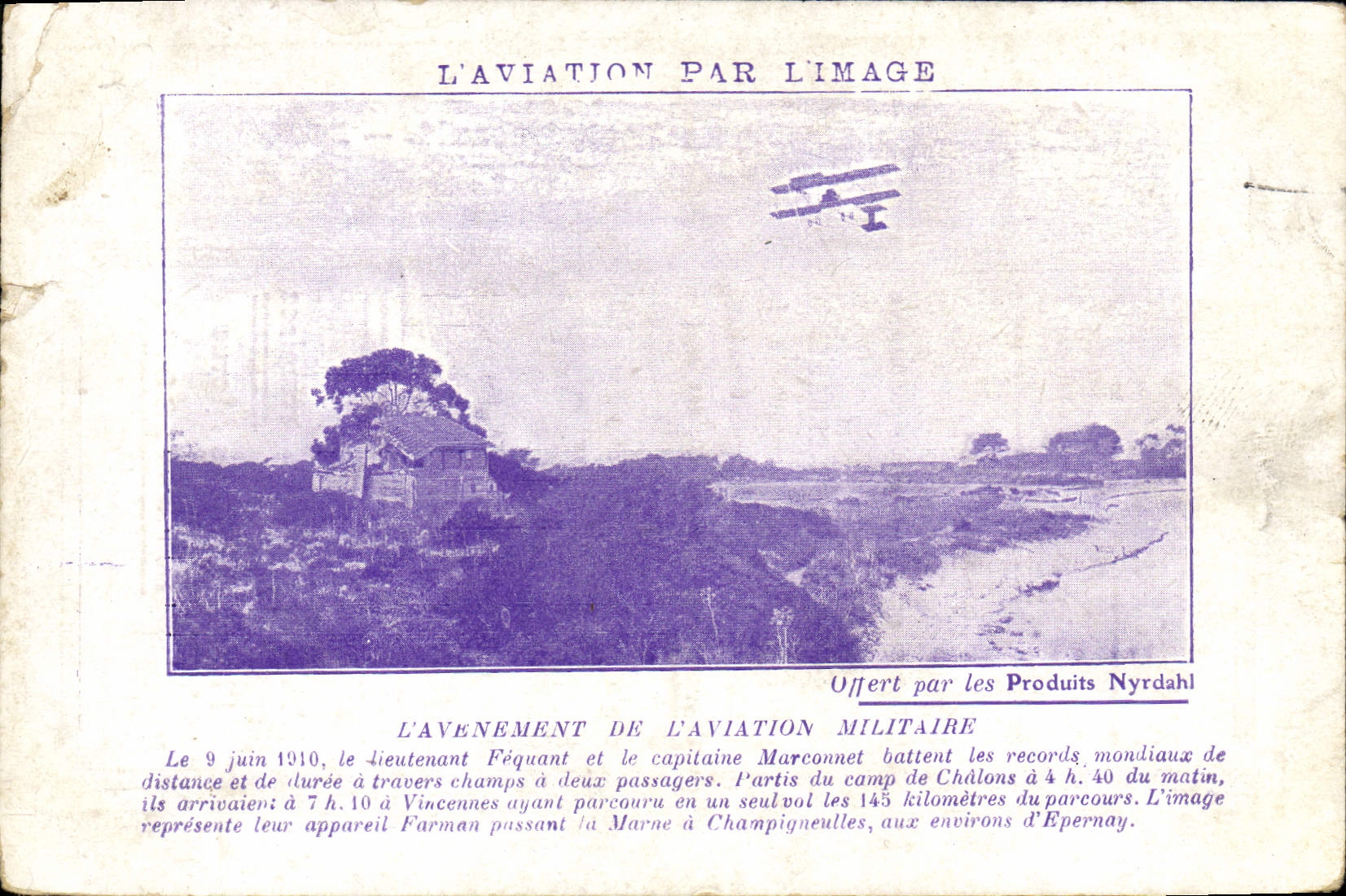 CPA Aviation Avion Avenement de l'aviation militaire 