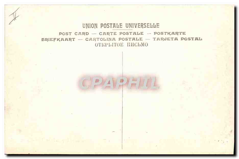 CPA Automobile Circuit d'Auvergne coupe gordon Bennett 1905 Circuit Michelin Virage et pont entre Laqueille et bourg La — Verso