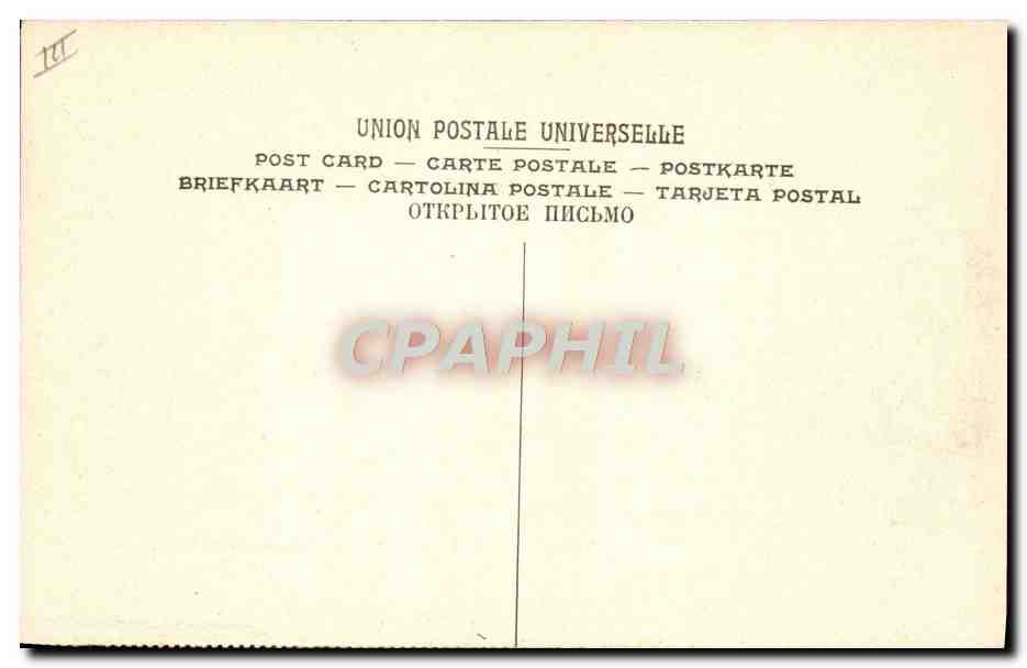 CPA Automobile Circuit d'Auvergne coupe gordon Bennett 1905 Circuit Michelin Pont de Cahmprader et Virage  — Verso