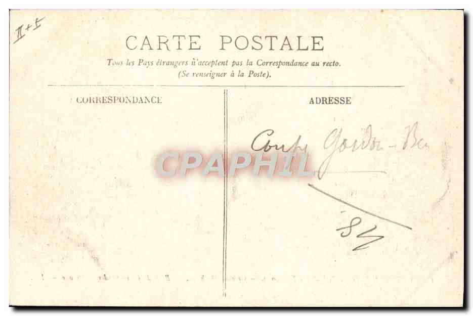 CPA Automobile Circuit d'Auvergne coupe gordon Bennett 1905 Circuit Michelin Pont de Champrader et virage  — Verso