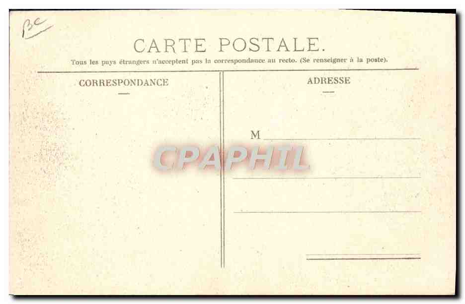 CPA Automobile Circuit d'Auvergne coupe gordon Bennett 1905 Une halte a Pongibeaud  — Verso