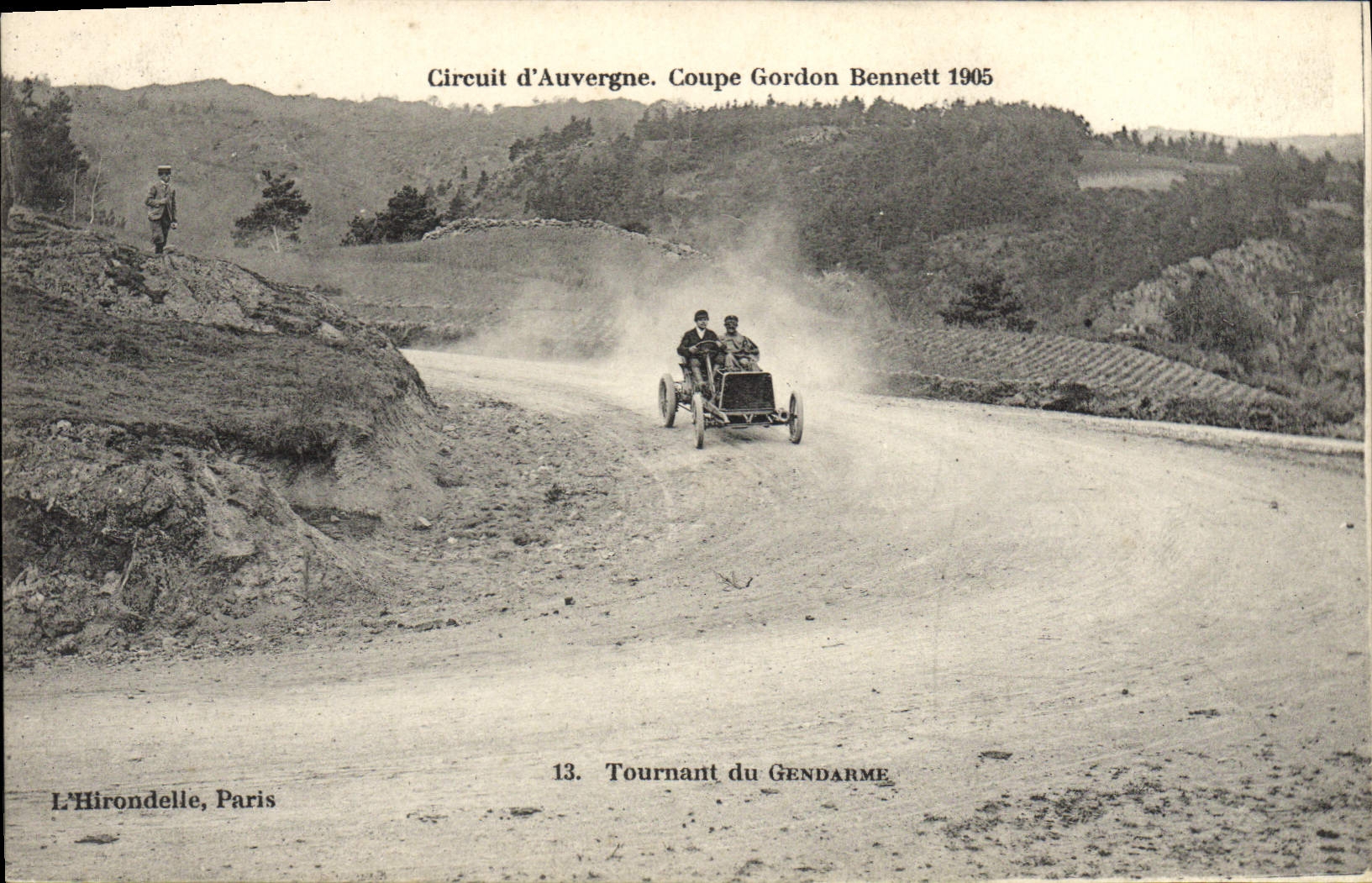 Circuit d'Auvergne — Coppa Gordon Bennett 1905 — L'Hirondelle, Paris