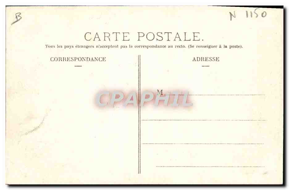 Circuit d'Auvergne — Coppa Gordon Bennett 1905 — L'Hirondelle, Paris — Verso