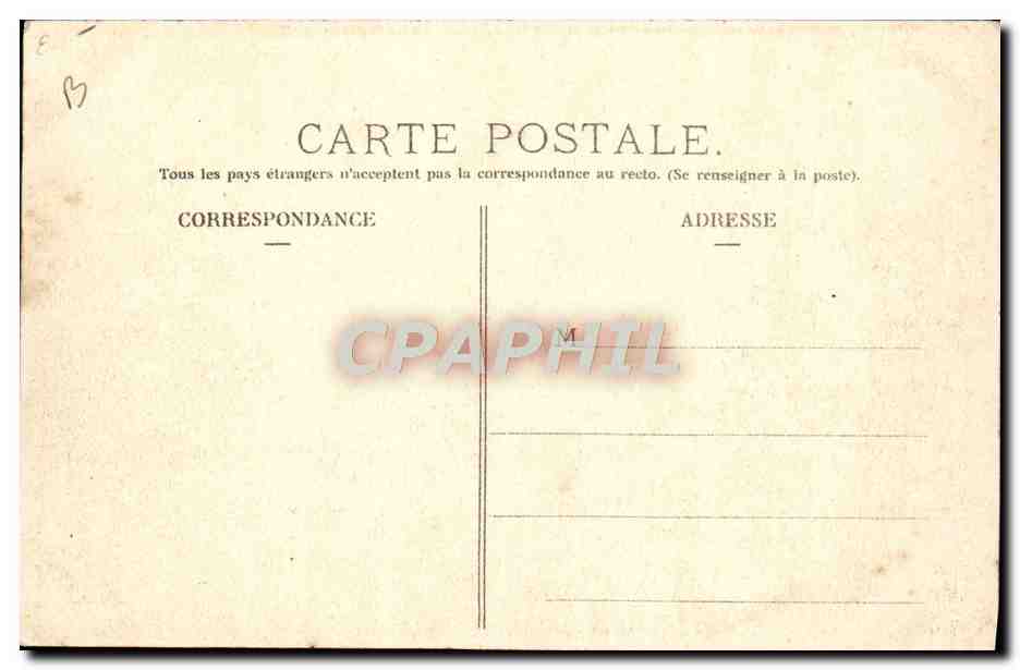 CPA Automobile Circuit d'Auvergne coupe gordon Bennett 1905 Route de la Baraque sous la roche percee Velo Cycle Cyclism — Verso