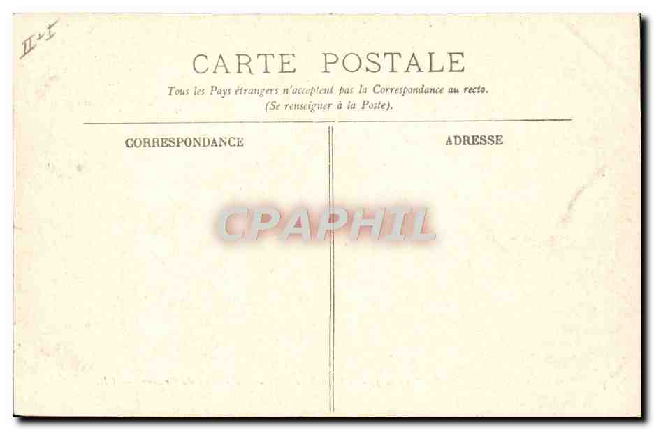 CPA Automobile Circuit d'Auvergne coupe gordon Bennett 1905 Circuit Michelin Le virage du cratere — Verso