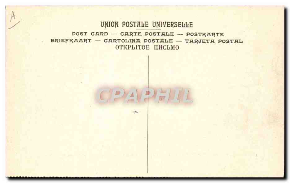 CPA Automobile Circuit d'Auvergne coupe gordon Bennett 1905 Circuit Michelin Virage des 4 routes de Nebouzat  — Verso